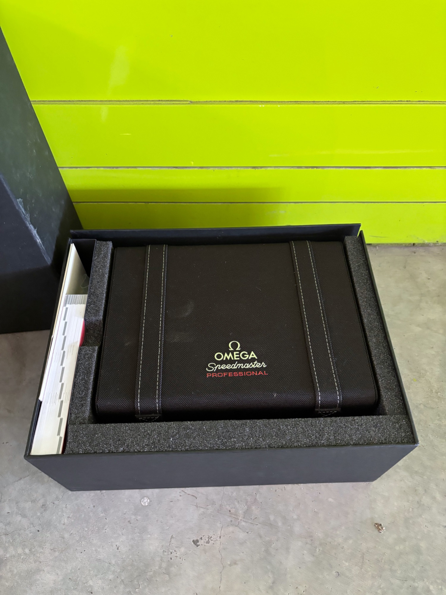 Omega Speedmaster Professional Uhrenbox, original – Bild 2