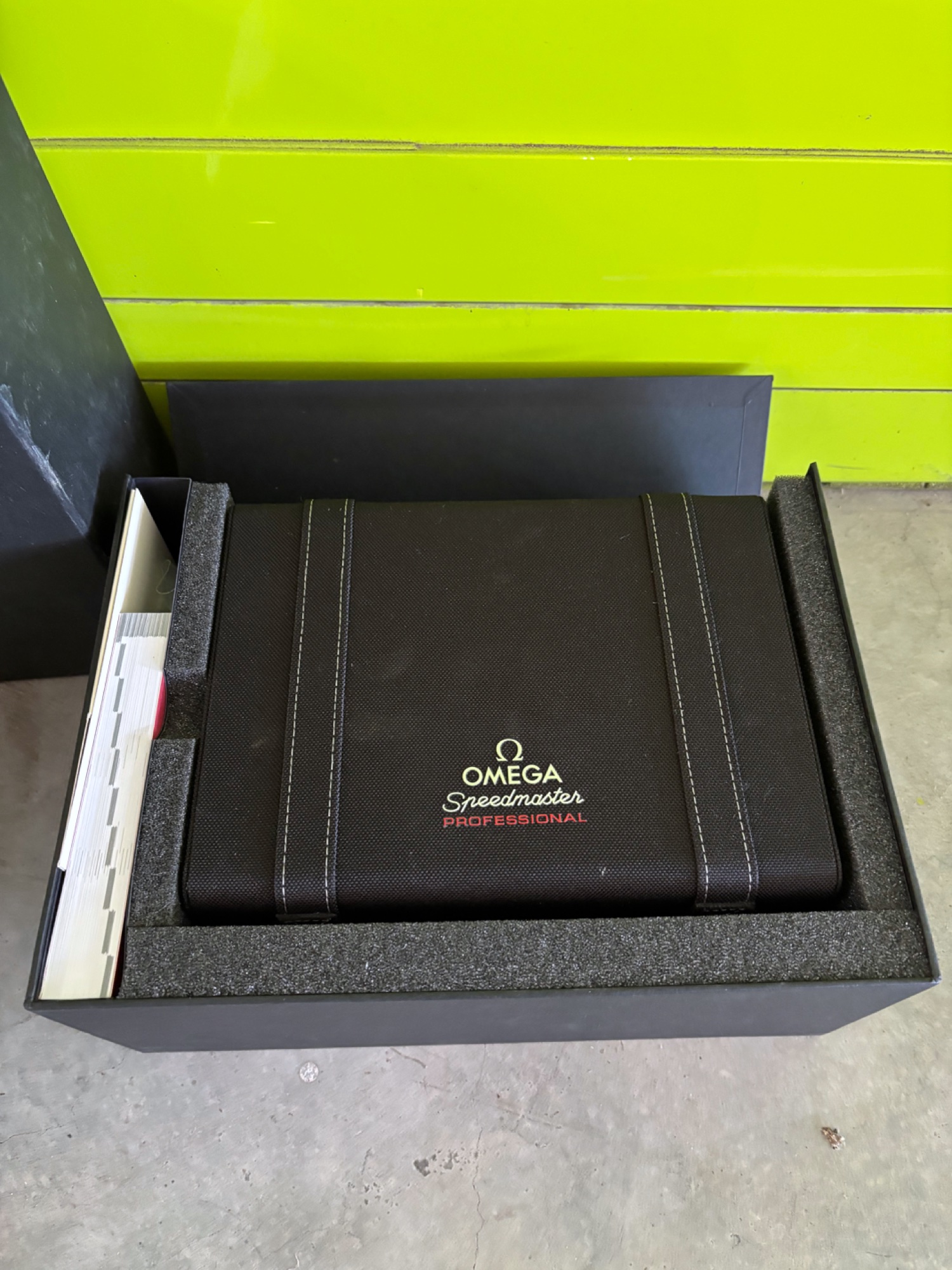 Omega Speedmaster Professional Uhrenbox, original – Bild 3