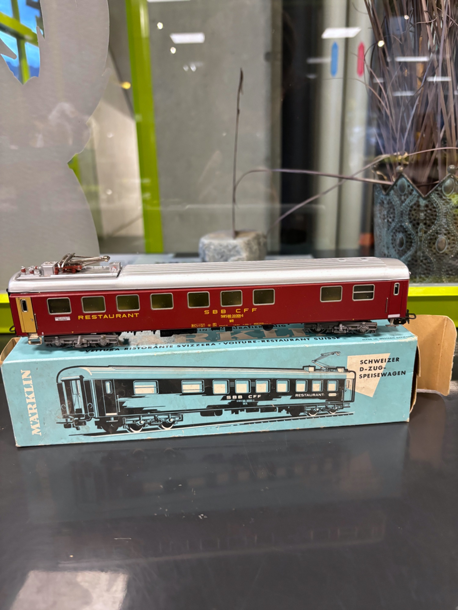 Märklin 4068 Speisewagen SBB CFF, H0, mit Schachtel – Bild 2