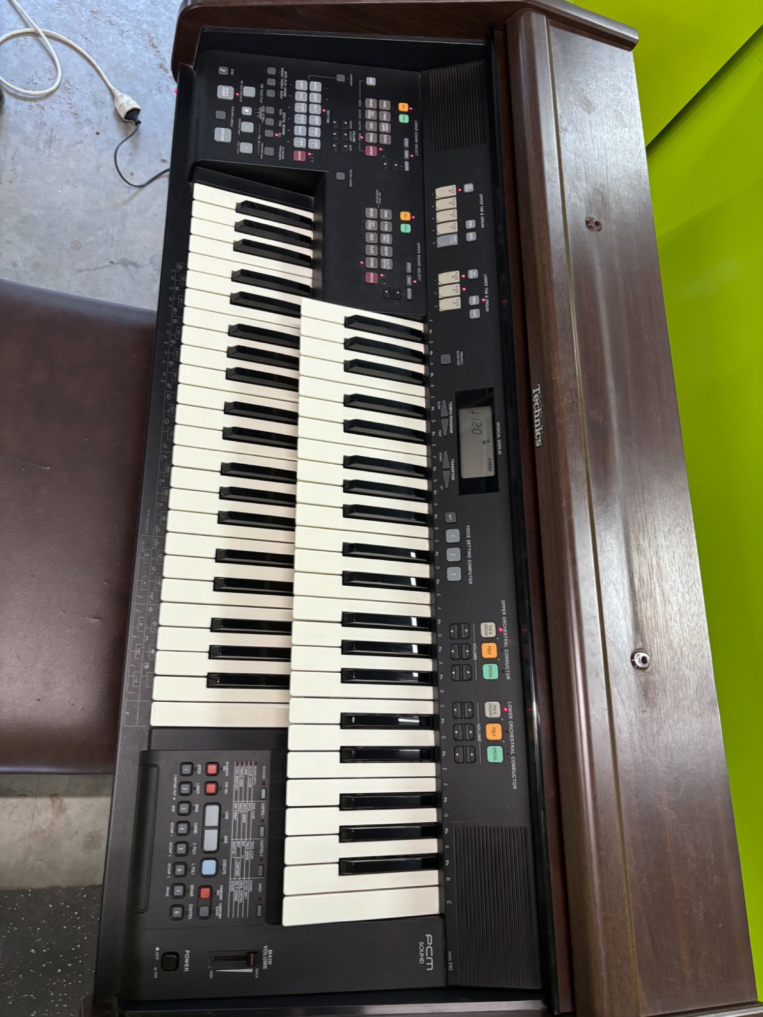 Technics SX-EN3 Heimorgel mit Sitzbank – Bild 3