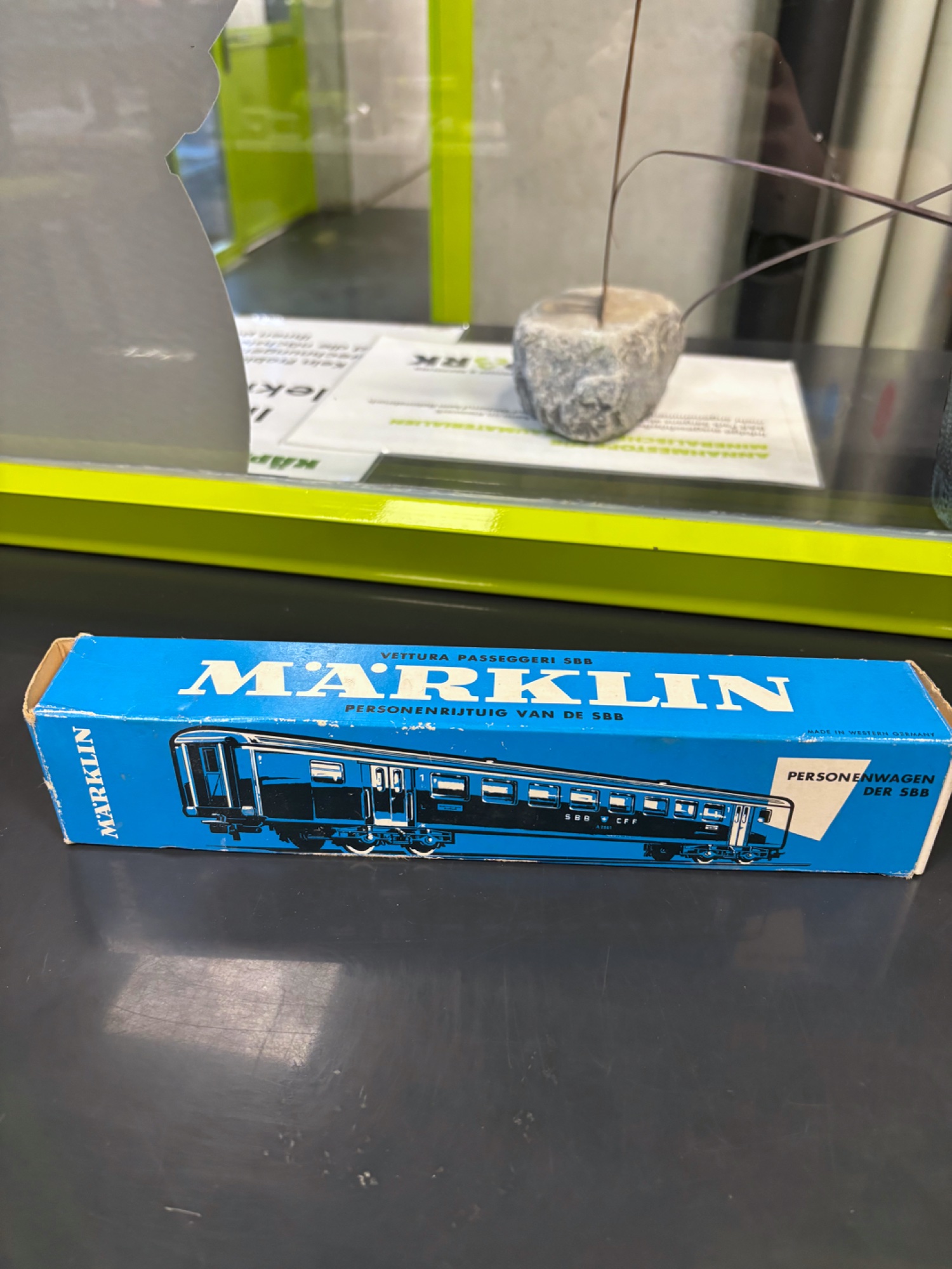 Märklin 4066 SBB Personenwagen H0, grün, mit Schachtel – Bild 2