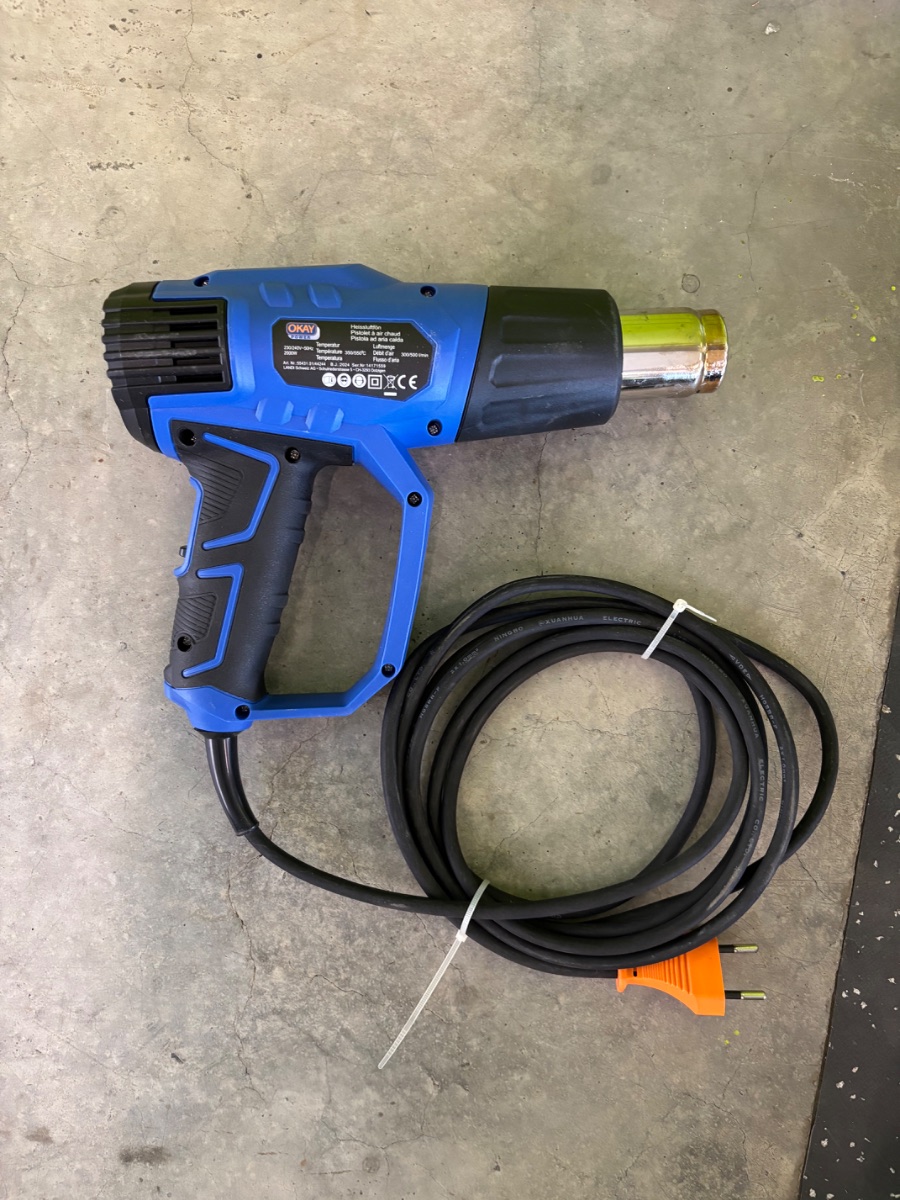 Okay Power Heissluftfön 2000W – 350/550°C – Bild 2