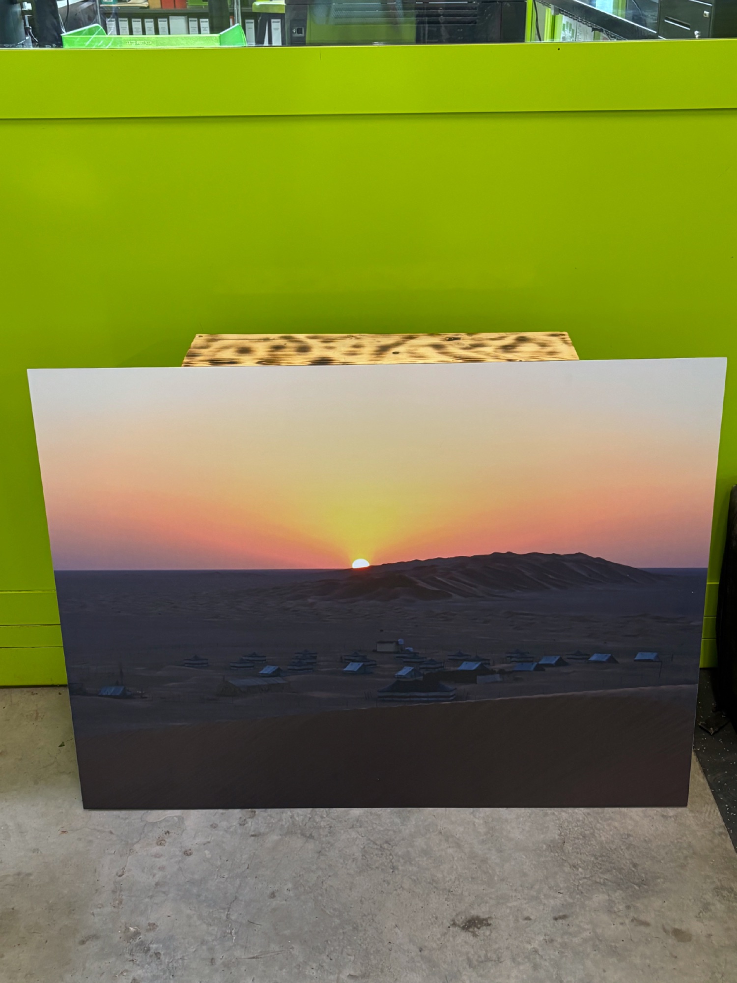 Ifolor Fotobild Wüste Sonnenuntergang 100x75,5 cm