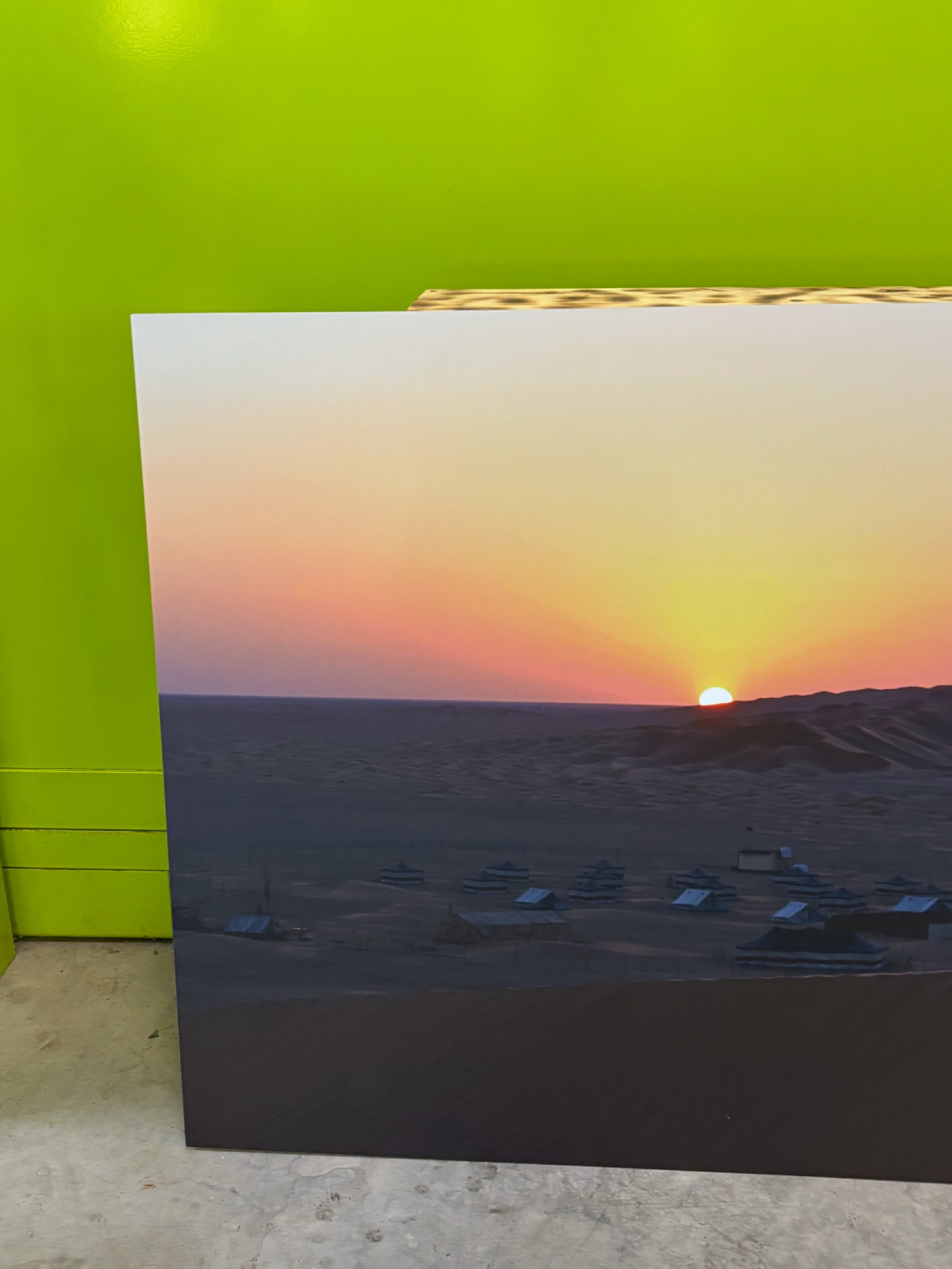 Ifolor Fotobild Wüste Sonnenuntergang 100x75,5 cm – Bild 2