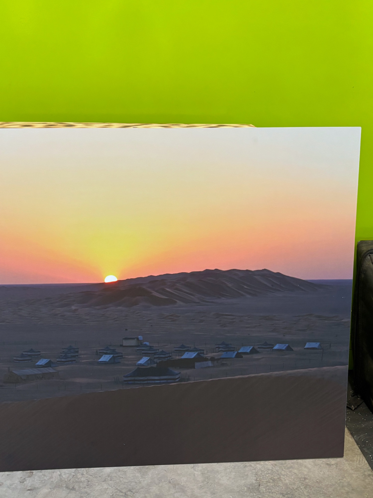Ifolor Fotobild Wüste Sonnenuntergang 100x75,5 cm – Bild 3
