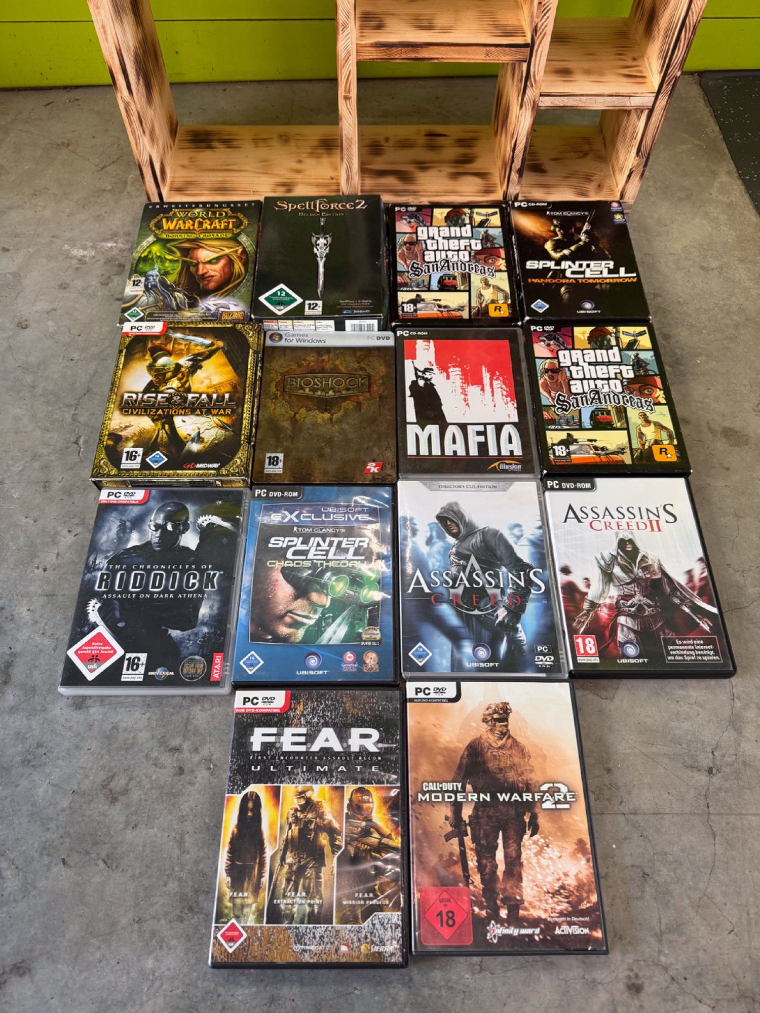 PC-Spiele Sammlung, 14 Games (Assassin's Creed, GTA)