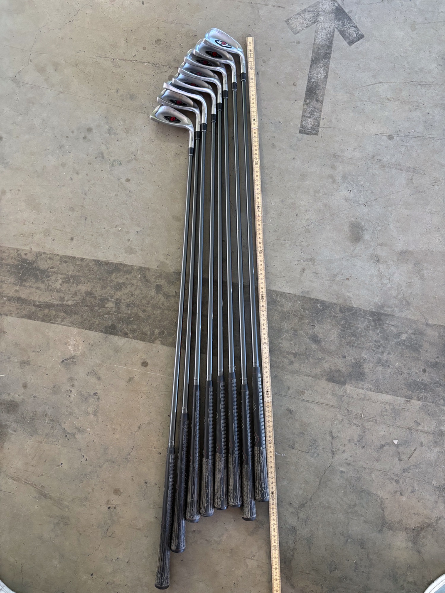 Golfschläger Set MX2i, 8 Eisen, Graphit