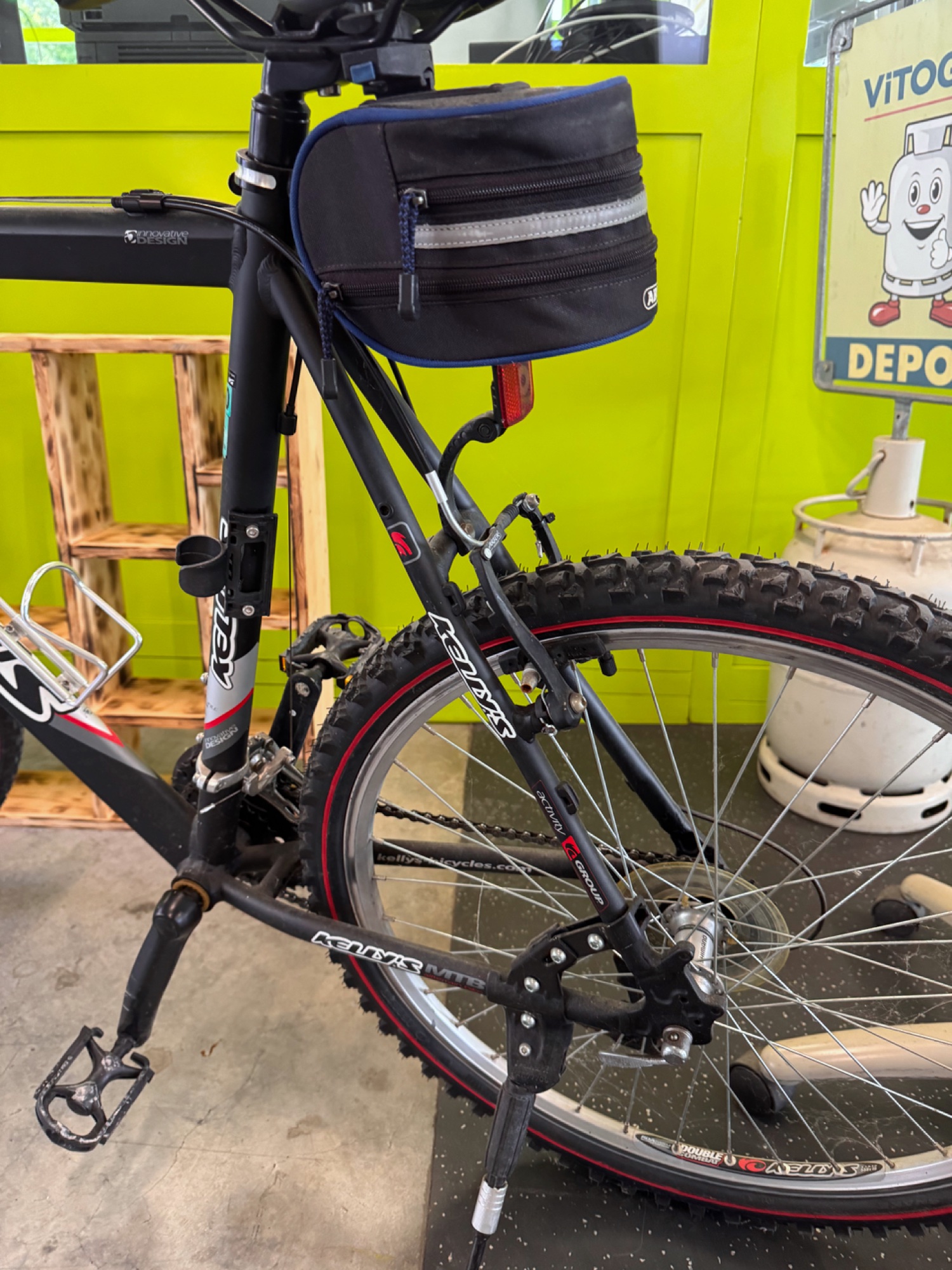 Kellys Scarpe Mountainbike 26 Zoll, schwarz – Bild 2